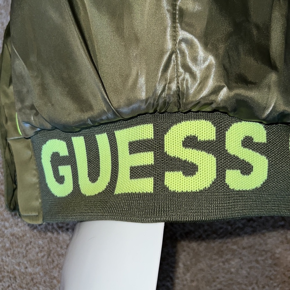 Guess Elly Bomber Jacket -Olive - Picture 7 of 8
